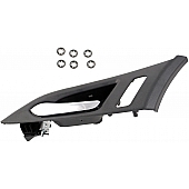 Help! By Dorman Interior Door Handle - Plastic Black Housing With Silver Lever Single - 82521