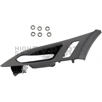 Help! By Dorman Interior Door Handle - Plastic Black Housing With Silver Lever Single - 82521
