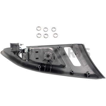 Help! By Dorman Interior Door Handle - Plastic Black Housing With Silver Lever Single - 82521-1