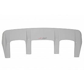 JSP Automotive Roof Visor -  Fiberglass Gray - 12163
