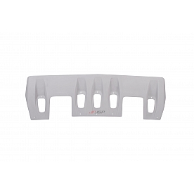 JSP Automotive Roof Visor - Gelcoat Fiberglass Gray - 12013