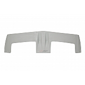 JSP Automotive Roof Visor - Gelcoat Fiberglass Gray - 12124