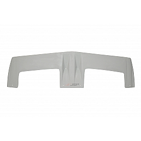 JSP Automotive Roof Visor - Gelcoat Fiberglass Gray - 12124