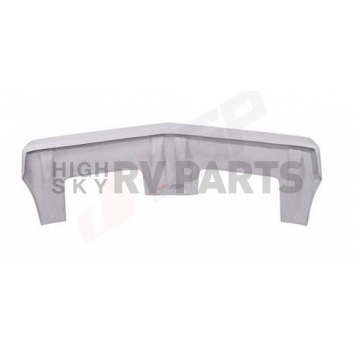 JSP Automotive Roof Visor - Matte Fiber Reinforced Plastic Gray - 12144
