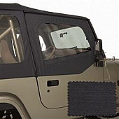 Rugged Ridge Door Window Black Denim - 1371615
