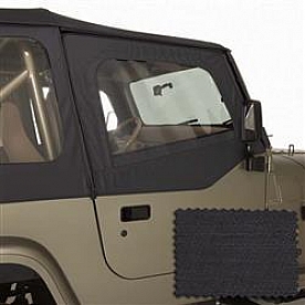 Rugged Ridge Door Window Black Denim - 1371615