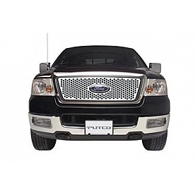 Putco Grille Insert - Polished Stainless Steel Rectangular - 84142