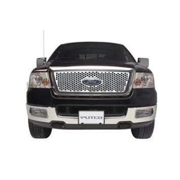 Putco Grille Insert - Polished Stainless Steel Rectangular - 84142