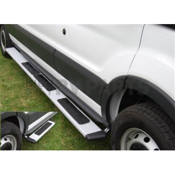 Owens Products Running Board Nickel Textured Powder Coated Aluminum Stationary - OC5131111N