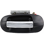 Help! By Dorman Exterior Door Handle - Plastic Silver Lever And Black Housing Single - 82183