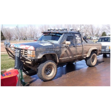 Bushwacker Fender Flare - Black Dura-Flex 2000 ABS Smooth Plastic Matte Set Of 2 - 2100811-1