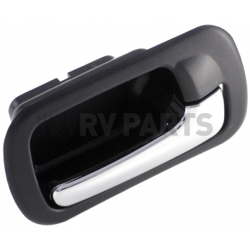 Help! By Dorman Interior Door Handle - Plastic Black Housing With Silver Lever Single - 82197-2