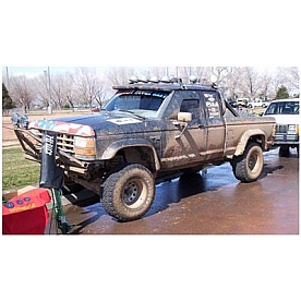 Bushwacker Fender Flare - Black Dura-Flex 2000 ABS Smooth Plastic Matte Set Of 2 - 2101311