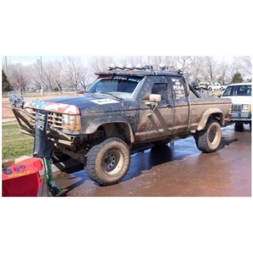 Bushwacker Fender Flare - Black Dura-Flex 2000 ABS Smooth Plastic Matte Set Of 2 - 2101311