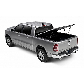 ARE Truck Caps Tonneau Cover Hard Tilt-Up/ Hard Manual Retractable Black Matte Powder Coated Aluminum - PADC352