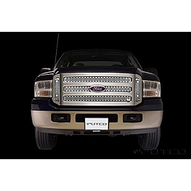 Putco Grille Insert - Polished Stainless Steel Rectangular - 84155