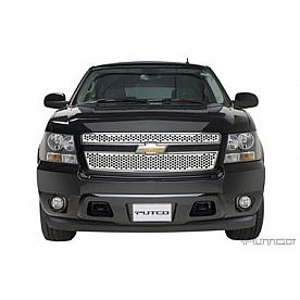 Putco Grille Insert - Polished Stainless Steel Rectangular - 84158