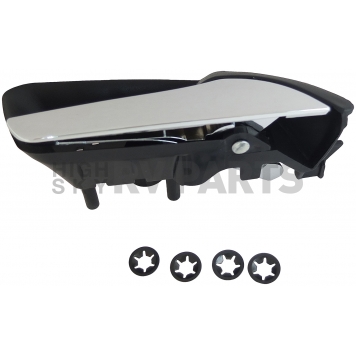 Help! By Dorman Interior Door Handle - Plastic Black Housing With Silver Lever Single - 88584