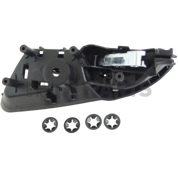 Help! By Dorman Interior Door Handle - Plastic Black Housing With Silver Lever Single - 88584-1