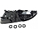 Help! By Dorman Interior Door Handle - Plastic Black Housing With Silver Lever Single - 88584