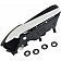 Help! By Dorman Interior Door Handle - Plastic Black Housing With Silver Lever Single - 88585