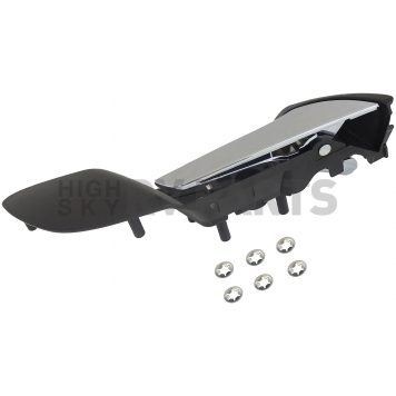 Help! By Dorman Interior Door Handle - Plastic Brown Housing With Silver Lever Single - 88589-2