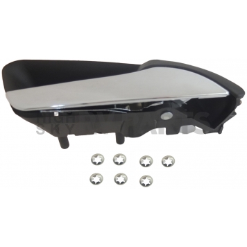 Help! By Dorman Interior Door Handle - Plastic Brown Housing With Silver Lever Single - 88595