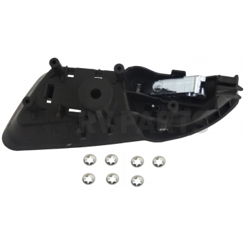 Help! By Dorman Interior Door Handle - Plastic Brown Housing With Silver Lever Single - 88595-1