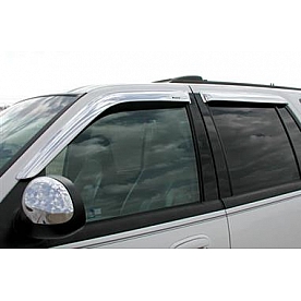 Stampede Rainguard - Chrome Plated Plastic Set Of 4 - 61408