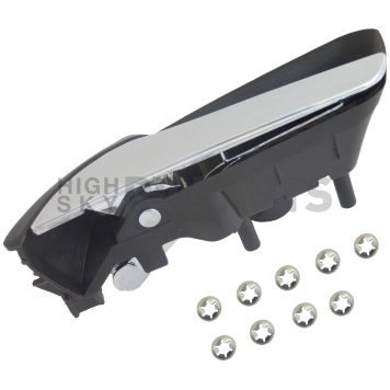 Help! By Dorman Interior Door Handle - Plastic Brown Housing With Silver Lever Single - 88599-2