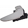 Help! By Dorman Interior Door Handle - Lever Plastic Gray Housing With Silver Lever Single - 88627