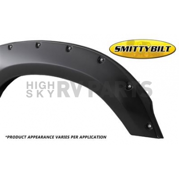 Smittybilt Fender Flare - Black ABS Textured Plastic Set Of 4 - 17292
