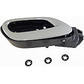 Help! By Dorman Interior Door Handle - Lever Plastic Silver Single - 88654