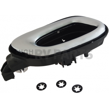 Help! By Dorman Interior Door Handle - Lever Plastic Silver Single - 88654-2