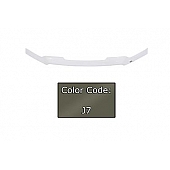 Auto Ventshade Bug Shield - Acrylic Magnetic Gray Metallic - Vehicle Color Code J7 - 322127J7
