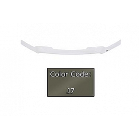 Auto Ventshade Bug Shield - Acrylic Magnetic Gray Metallic - Vehicle Color Code J7 - 322127J7