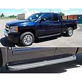 Owens Products Running Board Black Plastic Stationary - 697501PS2