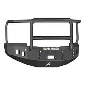 Road Armor Bumper Stealth Lonestar 1-Piece Design Steel Black - 314R5B
