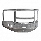 Road Armor Bumper Stealth Lonestar 1-Piece Design Steel Natural - 314R5Z