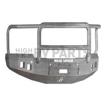 Road Armor Bumper Stealth Lonestar 1-Piece Design Steel Natural - 314R5Z