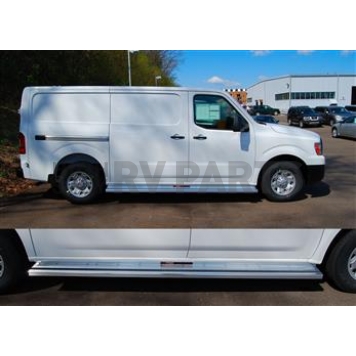 Owens Products Running Board Silver Aluminum Stationary - CN70107X01