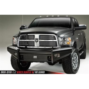 Fab Fours Bumper Premium 1-Piece Design Steel Black - DR06Q11611