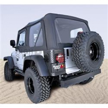 Rugged Ridge Soft Top - Black Diamond Standard Top Vinyl - 1370735