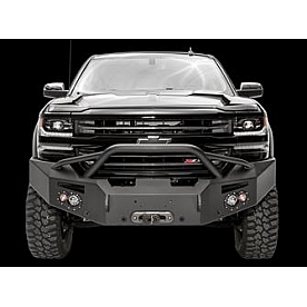 Fab Fours Bumper Premium 1-Piece Design Steel Black - CS16F38521