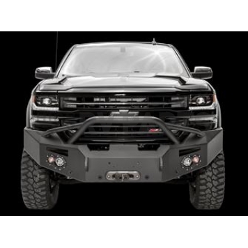 Fab Fours Bumper Premium 1-Piece Design Steel Black - CS16F38521