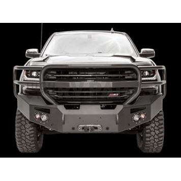 Fab Fours Bumper Premium 1-Piece Design Steel Black - CS16F38501