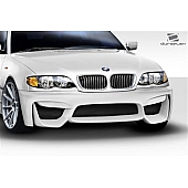 Extreme Dimensions Bumper 1-Piece Design Black Fiberglass - 112633