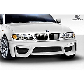 Extreme Dimensions Bumper 1-Piece Design Black Fiberglass - 112633