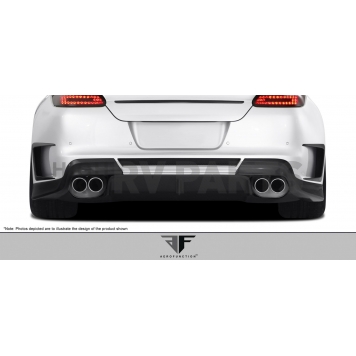 Extreme Dimensions Bumper Extension High Gloss Black Carbon Fiber - 108387-5