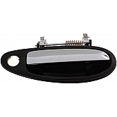 Help! By Dorman Exterior Door Handle - Plastic Silver Lever And Black Housing Single - 83508